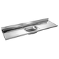 MERCER M18 STYLELINE 304 STAINLESS STEEL SINK BENCH 0.9MM 40MM WASTE WITH  OVERFLOW
