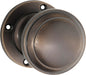 Door Knob Milton Round Rose Pair Antique Brass D54xP65mm BP57mm