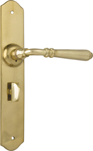 Door Lever Reims Privacy Pair Polished Brass H240xW40xP70mm