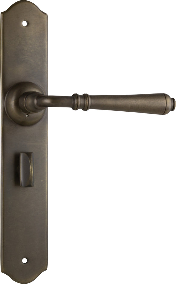 Door Lever Reims Privacy Pair Antique Brass H240xW40xP70mm
