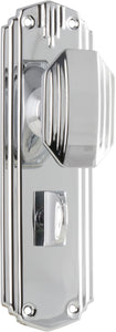 Door Knob Napier Art Deco Privacy Pair Chrome Plated H178xW54xP50mm