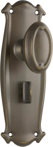Door Knob Bungalow Privacy Pair Antique Brass H197xW68xP60mm