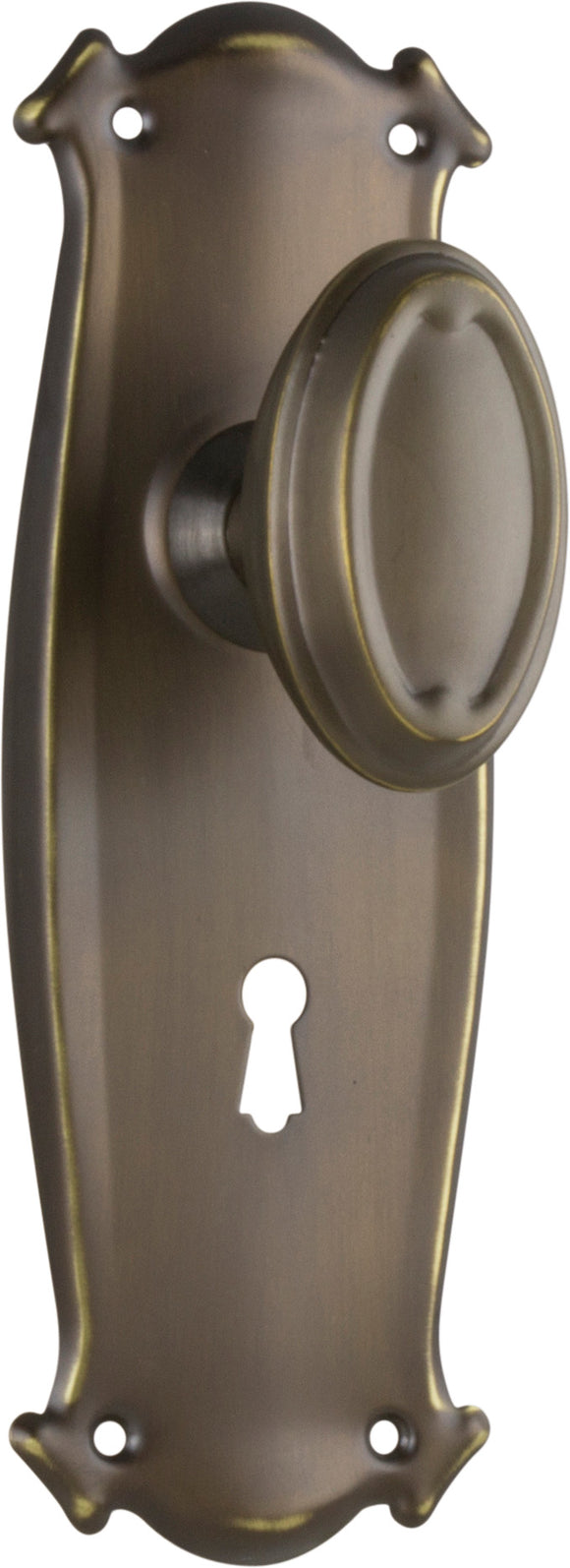 Door Knob Bungalow Lock Pair Antique Brass H197xW68xP60mm