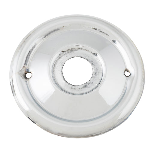 Backplate For Milled Edge Mortice Knob Pair Chrome Plated D46mm
