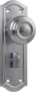 Door Knob Kensington Privacy Pair Satin Chrome H175xP57xW58mm