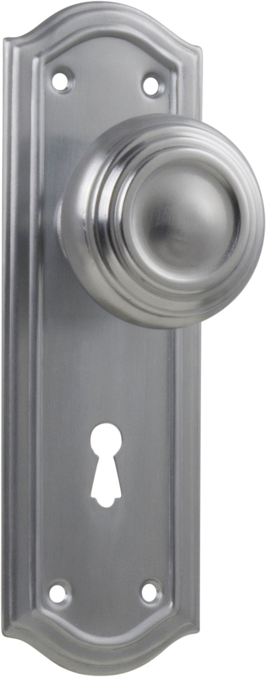 Door Knob Kensington Lock Pair Satin Chrome H175xP57xW58mm