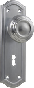 Door Knob Kensington Lock Pair Satin Chrome H175xP57xW58mm