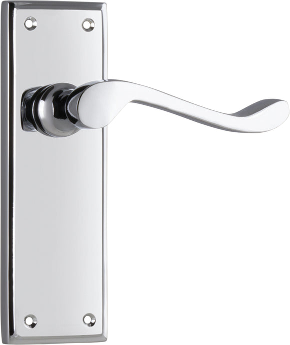 Door Lever Camden Latch Pair Chrome Plated H152xW50xP60mm