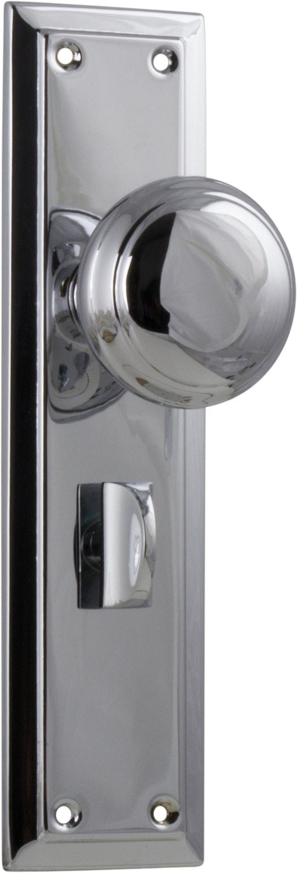 Door Knob Richmond Privacy Pair Chrome Plated H200xW50xP62mm