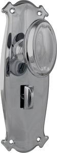 Door Knob Bungalow Privacy Pair Chrome Plated H197xW68xP60mm