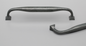 Kethy Zamak D Handle Square Section Beveled Corners C to C Iron Effect Finish Available In 2 Sizes : 128mm ,160mm