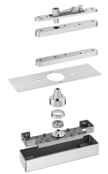 JNF IN.05.500 Pivot for Single or Double Action Doors ( 500kg ) Finish : Stainless Steel