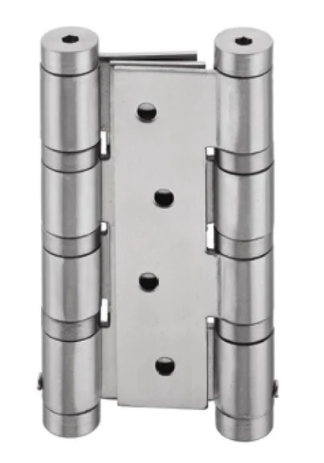 JNF IN.05.645 Double Action Spring Hinge With 6 Ball ( 132 x 120 x 3mm ) & 10 Ball ( 132 x 180 x 3mm ) Bearings Finish : Stainless Steel