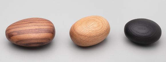 Kethy Pebble Small Black 64mm L x 59mm W Available In 3 Colours : Black ,Oak ,Walnut