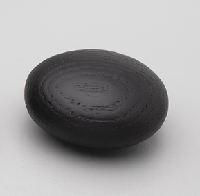 Kethy Pebble Medium Black 76mm L x 55mm W Available In 3 Colours : Black ,Oak ,Walnut