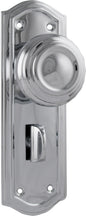 Door Knob Kensington Privacy Pair Chrome Plated H175xP57xW58mm