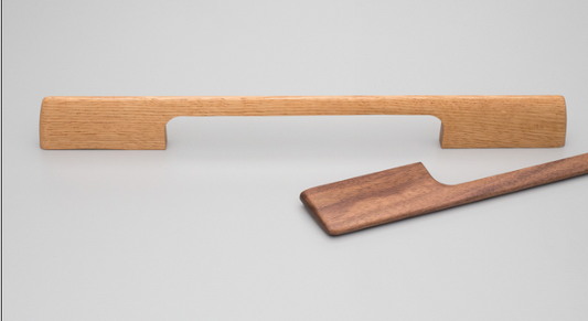 Kethy New Aero Handle 224mm C to C, O/A 287 Available In 3 Colours : Black Stain ,Oak ,Walnut