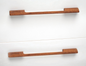Kethy New Aero Handle 224mm C to C, O/A 287 Available In 3 Colours : Black Stain ,Oak ,Walnut