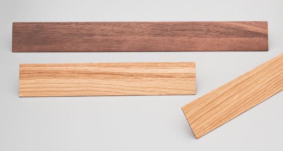 Kethy Chiselle Handle 160mm C to C, O/A 250mm Oak & Walnut