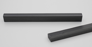 Kethy Trim Timber Flat Bar Handle Black Stain Available In 3 Sizes : 128mm ,160mm ,224mm