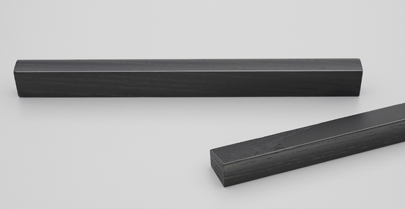 Kethy Trim Timber Flat Bar Handle Black Stain Available In 3 Sizes : 128mm ,160mm ,224mm