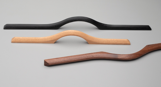 Kethy Nyborg Handle 192/512 C to C 594 O/A Available In 3 Colours : Black Stain ,Oak ,Walnut