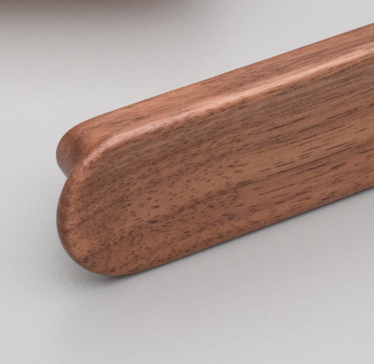 Kethy Ribe Handle 256mm C to C, O/A 284mm Available In 4 Colours : Black Stain ,Oak ,Oak Unfinished ,Walnut