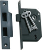 Mortice Lock 3 Lever Antique Copper CTC57mm Backset 44mm