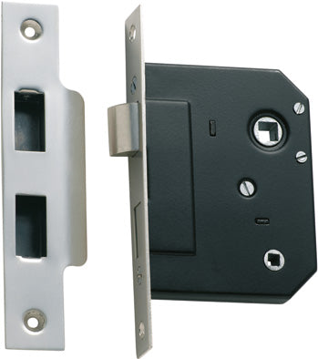 Mortice Lock Privacy Satin Chrome CTC57mm Backset 44mm