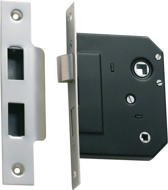 Mortice Lock Privacy Satin Chrome CTC57mm Backset 57mm