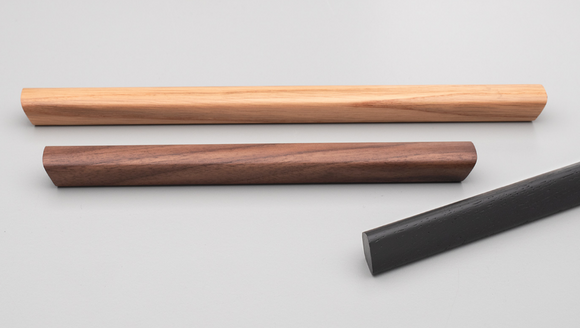 Kethy Listo Handle 224 C to C 277 O/A Available In 3 Colours : Black Stain ,Oak ,Walnut