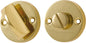 Privacy Turn Round Polished Brass D35mm