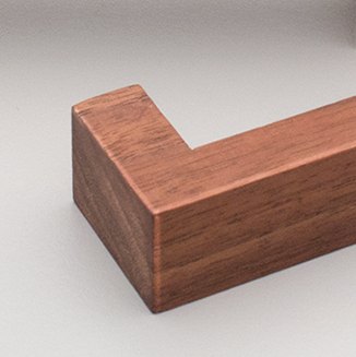 Kethy Bench D Handle 20mm Wide 160mm C to C Available In 3 Colours : Black Stain ,Oak ,Walnut