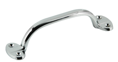 Jaeco Grip  Pull Handle 165mm In 5 Colours : Brass Plate ,Chrome ,Florentine Bronze ,Satin Chrome ,Satin Nickel
