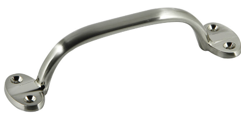 Jaeco Grip  Pull Handle 165mm In 5 Colours : Brass Plate ,Chrome ,Florentine Bronze ,Satin Chrome ,Satin Nickel