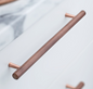 Kethy Tilla Handle 224mm C to C Feet Available In 4 Colours : Black Brass ,Black Copper ,Walnut Brass ,Walnut Copper
