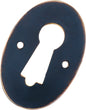 Escutcheon Pressed Antique Copper H44xW30mm