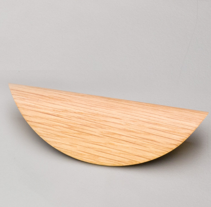 Kethy Archive Slant Handle Curved 320mm C to C Available In 4 Colours : Black Stain ,Oak ,Oak Unfinished ,Walnut