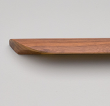 Kethy Archive Slant Handle Curved 64mm C to C Available In 4 Colours : Black Stain ,Oak ,Oak Unfinished ,Walnut
