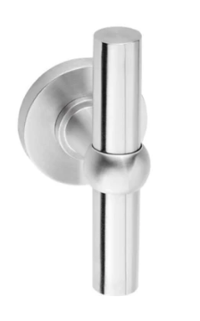 JNF IN.00.226.Train Lever Handle or Fixed Knob on Standard Rose Stainless Steel