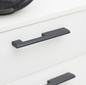 Kethy Astrid Timber D Handle 288mm C to C, O/A 320mm Available In 3 Colours : Black Stain ,Oak ,Walnut