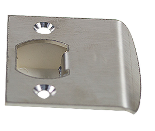 Sylvan Striker Plate Extended to Match Tubular Latches Stainless steel
