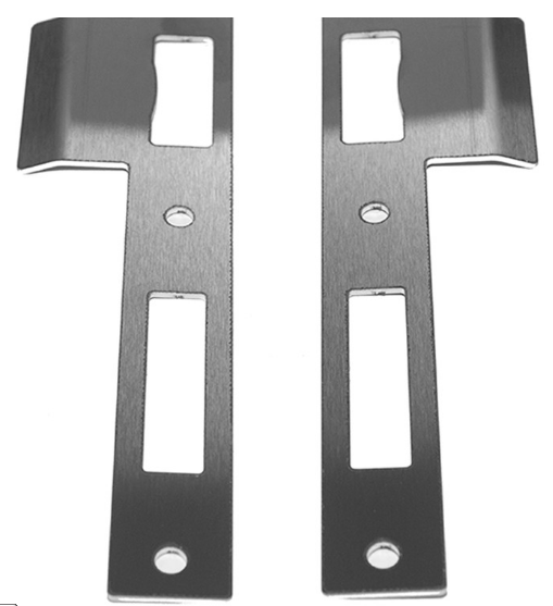 Sylvan Strike Plate Extended 50mm Width Left & Right Stainless steel