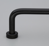 Kethy Lounge Rounded D Handle 192mm C to C Available In 4 Colours : Polished Brass Gloss ,Polished Brass Matt ,Black Paint Matt ,Satin Stainless Steel