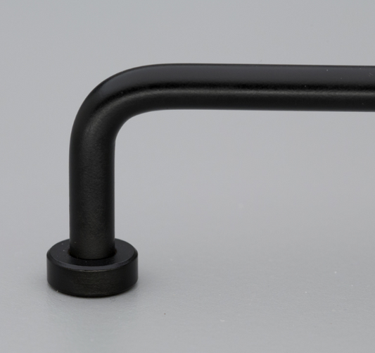 Kethy Lounge Rounded D Handle 288mm C to C Available In 4 Colours : Polished Brass Gloss ,Polished Brass Matt ,Black Paint Matt ,Satin Stainless Steel