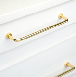 Kethy Lounge Rounded D Handle 192mm C to C Available In 4 Colours : Polished Brass Gloss ,Polished Brass Matt ,Black Paint Matt ,Satin Stainless Steel