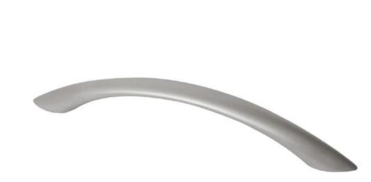ELITE CAPRI BOW HANDLE HOLE CENTRE AVAILABLE IN 4 SIZES : 96MM ,128MM ,192MM ,320MM - BRUSHED NICKEL