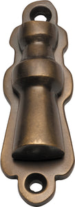 Escutcheon Covered Antique Brass H60xW20mm