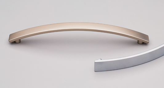 Kethy Bridge Bow Handle C to C Satin Chrome Available in 2 Sizes : 128mm ,224mm