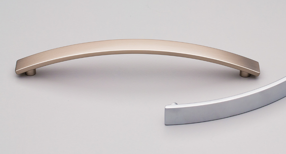 Kethy Bridge Bow Handle C to C Satin Chrome Available in 2 Sizes : 128mm ,224mm